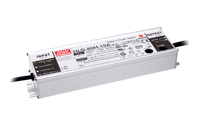Driver LED carcasa metálica voltaje 80W HLG-80H