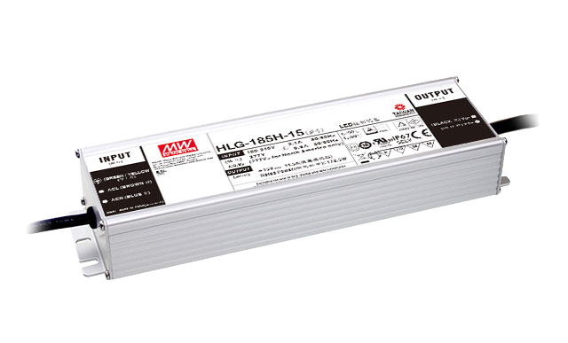 Driver LED carcasa metálica voltaje 185W HLG-185H