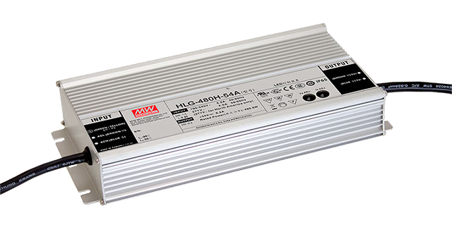 Driver LED carcasa metálica voltaje 480W HLG-480H