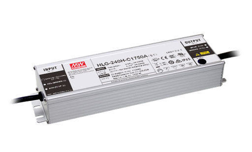 Driver LED carcasa metálica corriente 240W HLG-240H-C