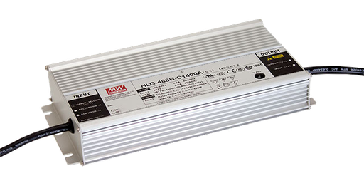 Driver LED carcasa metálica corriente 480W HLG-480H-C