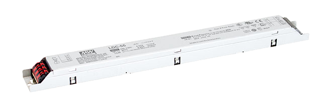 Driver LED carcasa metal delgada opción DALI DALI-2 55W LDC-55