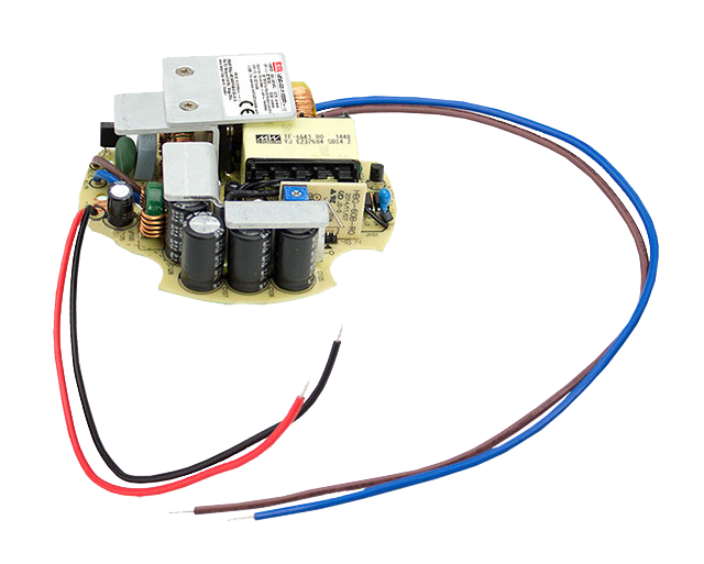 Driver LED carcasa circular open frame 60W HBG-60P