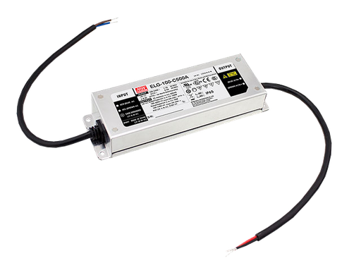 Driver LED carcasa metálica corriente PFC opcional DALI 100W ELG-100-C