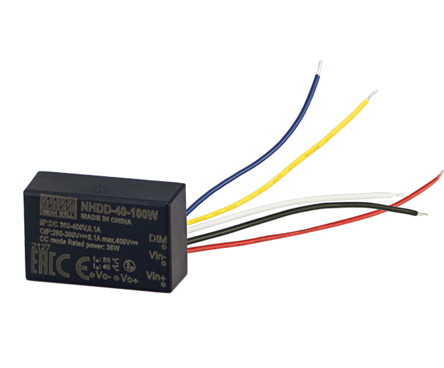 Conversor DC-DC LED corriente 40W entrada 360 a 420VDC NHDD-40-W