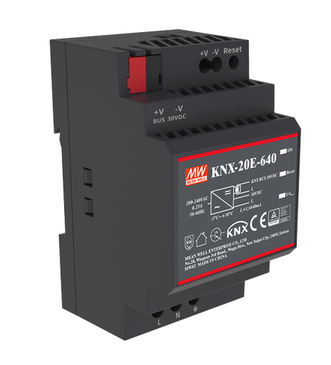 Fuente de poder riel DIN KNX 40W