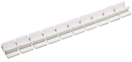 Identificador serie BS para bornera 6mm²  blanco