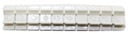 Identificador serie BS para bornera 4mm²  blanco 10 unidades