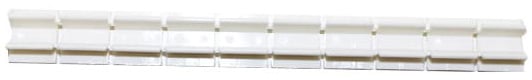 Identificador para bornera 10mm² Serie BS blanco 10 piezas