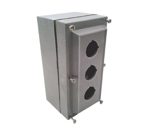 Push Button Enclosure,Three 30mm Push Button hole, Type 4/4X/13