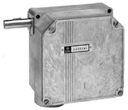 Geared Rotary Limit Switch, Snap-Acting, Nema Type 4, Two NO and two NC contacts, Right Side Woodruff Key- Type End Shaft