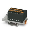 PTFIX 6/12X2,5-NS35 BK - Bloque para distribución