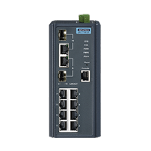 Switch Industrial Redundante Administrado por Gigabit de Puerto 8FE + 2G