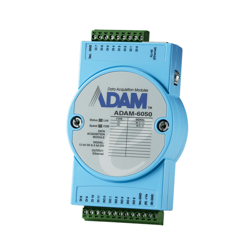 E/S remotas Ethernet Modbus/SNMP/MQTT IoT 12DI/6DO