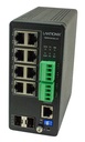 Managed Hardened PoE++ Switch (8) 10/100/1000Base-T PoE++ Ports + (2) 100/1000Base-X SFP Slot