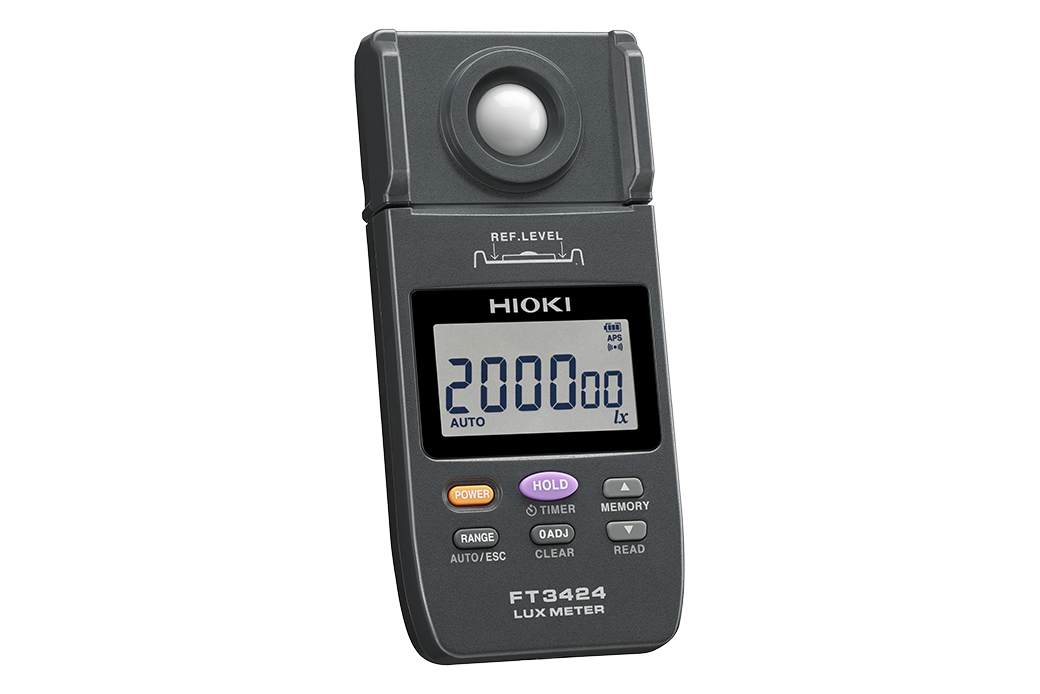 Luxómetro con Temporizador y Conexión USB, Rango 20 a 200,000 lux