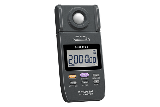 Luxómetro con Temporizador y Conexión USB, Rango 20 a 200,000 lux