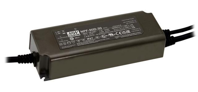 Driver LED plástico corriente dimmer 3 en 1 PFC 90W NPF-90D