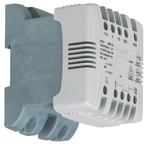 Transformador comando y señalización, Primario 230/400 V/, Secundario 24/48 V, 100 VA