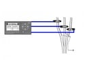 Kries Connecting cable set, pluggable, 3m, for all split cores, labels L1-3