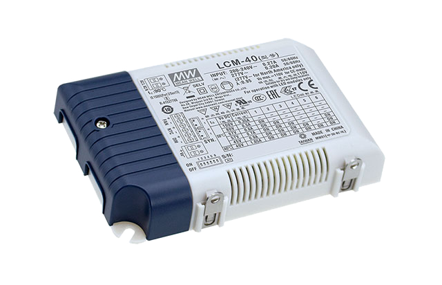 Driver LED plástico corriente PFC opción Sincronizado o DALI 40W LCM-40U