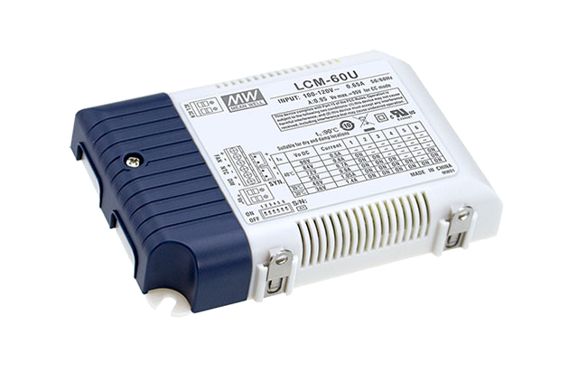 Driver LED plástico corriente PFC opción sincronizado o DALI 60W LCM-60U