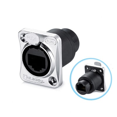 Conector Serie YT-RJ45 RJ45 Socket Soldar CNLINKO