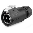 Conector Serie LP-28 Macho 2 Pines Bloqueo CNLINKO