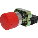 Botón de emergencia tipo hongo 30mm metálico 1NC serie M20