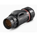 Conector Serie BD-24 Macho 19 Pines Volante Plástico CNLINKO