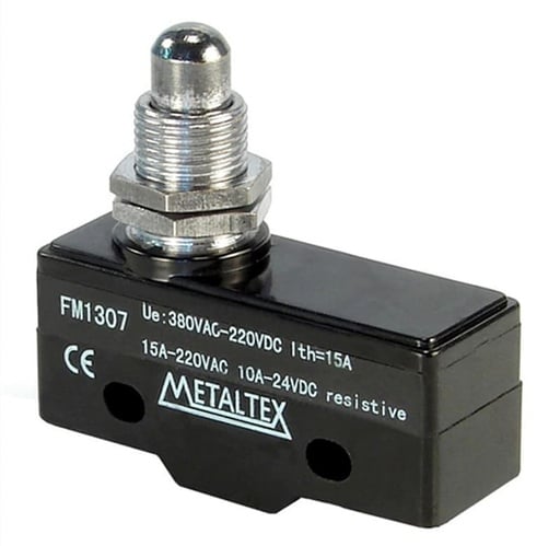 Fines de carrera plástico15A/250VCA SPDT serie FM1