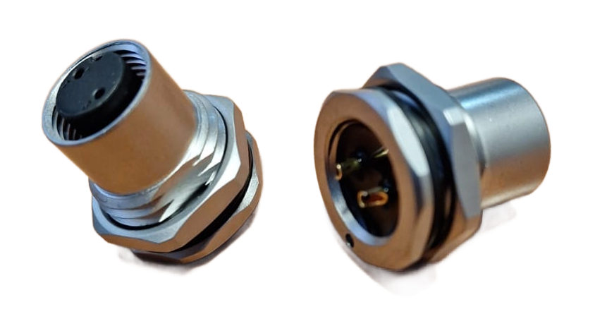 Conector Serie LM-12 Hembra 2 Pines Socket Soldadura CNLINKO