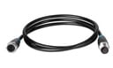 Cnlinko M12 Macho - Hembra 2 Pines Conector de Enchufe Circular de Aviación con Cable Eléctrico Industrial