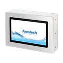 10.1" 16:9 (1280 x 800), 450nits, Stainless Steel 316 Full IP66/69K Protection, Fanless Panel PC with Intel Pentium N4200 CPU, Projected Capacitive Touch, 4G RAM, 64G SSD, 1 VGA, 2 USB 2.0, 1 RS-232/422/485, 1 GbE, DC 9-36V (M12 Connector)