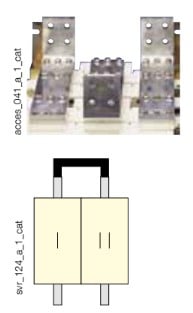 Pletina de puenteado 4 polos para SIRCOVER-ATyS 800 a 1000A