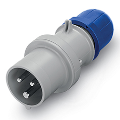 ENCHUFE MACHO VOLANTE 2P+T IP44 32A 6h 200-250V