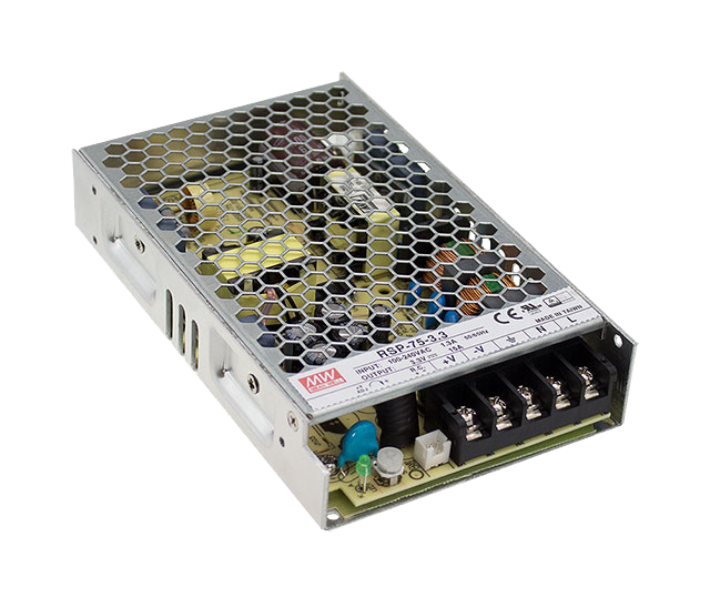 Fuente de poder Gabinete PFC 75W 1 Salida RSP-75