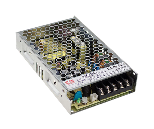 Fuente de poder Gabinete PFC 75W 1 Salida RSP-75
