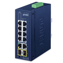 Switch Ethernet de Anillo SFP Industrial IFGS-1222TF de 8 Puertos 10/100TX + 2 Puertos 10/100/1000T + 2 Puertos 1000X