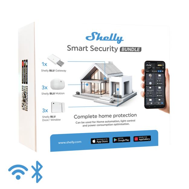 Paquete de seguridad inteligente Shelly (Descontinuado)