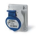 ENCHUFE HEMBRA P/EMPOTRAR 2P+T IP44 32A 6h 200-250V, FIJACION 84X106mm