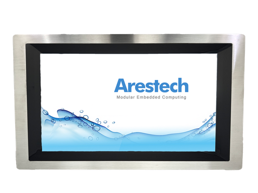 Monitor Touch Industrial Inox IP66 21.5", RS-232/VGA, 12VDC, Arestech