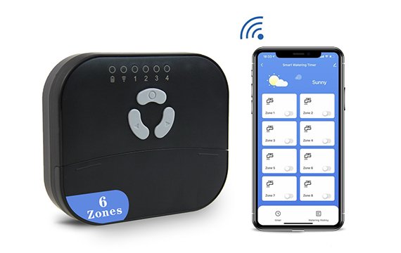 Controlador de Riego Inteligente FrankEver FK-06X (6 Zonas) Shelly