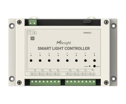 Controlador Inteligente de Iluminación LoRaWAN® WS558 Switch – 8 Canales
