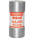 Fusible Mersen serie A4J, clase J, acción rápida,  600VAC, 300VDC