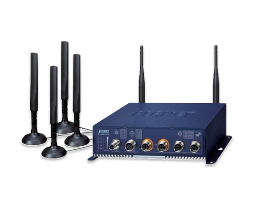 Gateway Industrial Vehicular 5G NR con PoE+ M12 PLANET