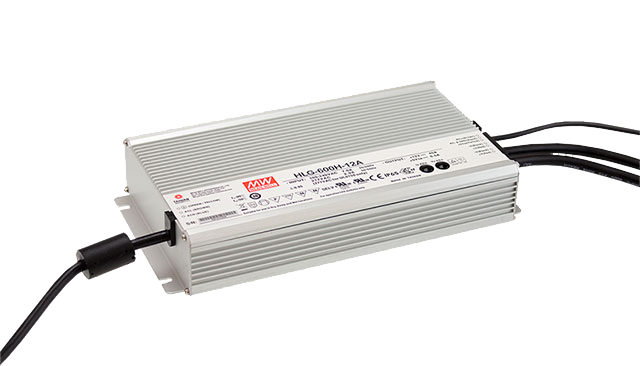 Fuente de Poder LED MEAN WELL HLG-600H-24B-OB 24V 600W IP67 Dimming 3 en 1 (Sin caja)