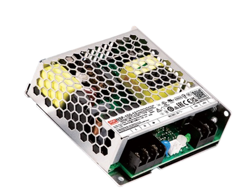 Fuente de Poder AC/DC Industrial 100W Mean Well Serie NSP-100 con PFC