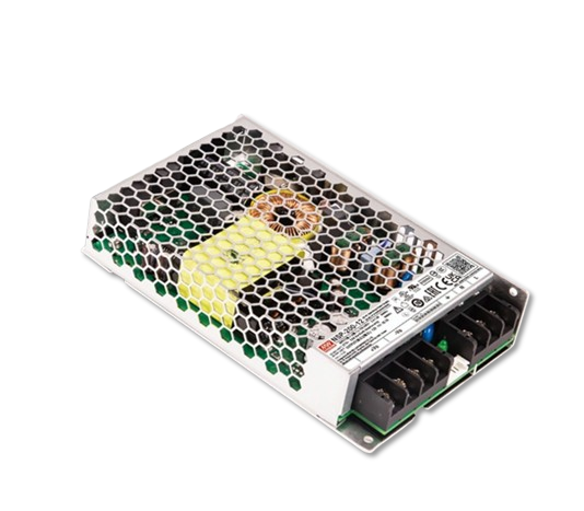 Fuente de Poder Industrial AC/DC 200W MEAN WELL NSP-200 con PFC Alta Confiabilidad