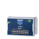 Switch Industrial Administrable L2+ 16 Puertos Gigabit PoE++ + 4 SFP+ 10G PLANET WGS-5215-16UP4XV con LCD